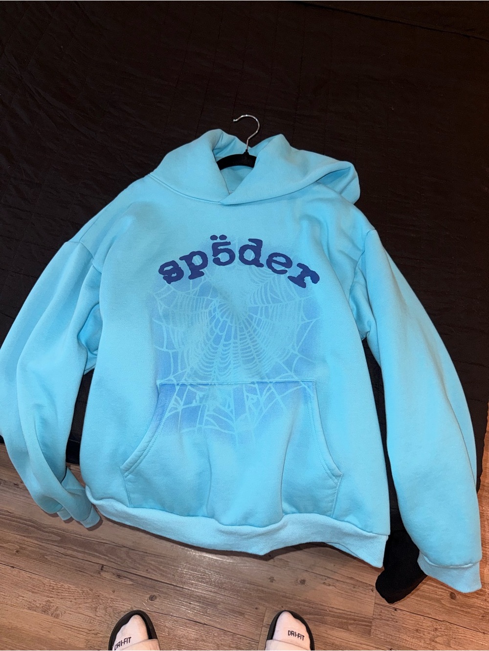 Light Blue Spyder hoodie xl
